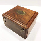 Nautical Sextant Double Telescope Astrolabe Ship's Instruments with Box - Retro Handicrafts