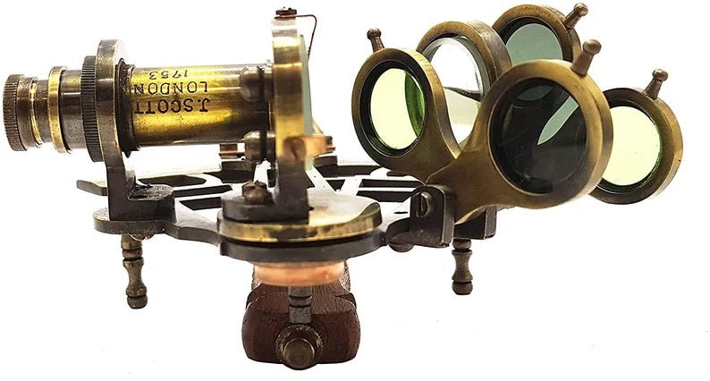 Nautical Sextant Large Brass Navigation Instrument Sextant - Retro Handicrafts