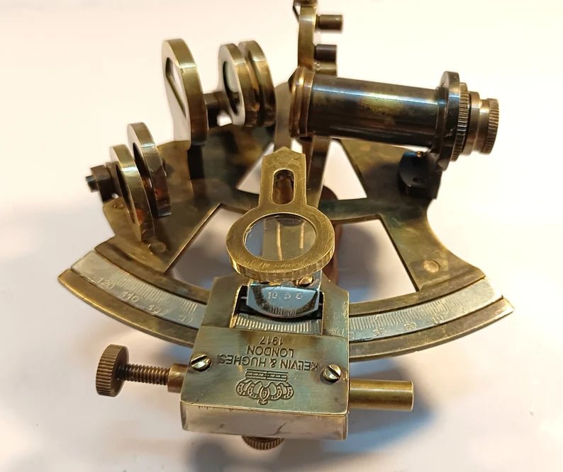Nautical Sextant Vintage Marine Astrolabe Ship's Instruments - Retro Handicrafts