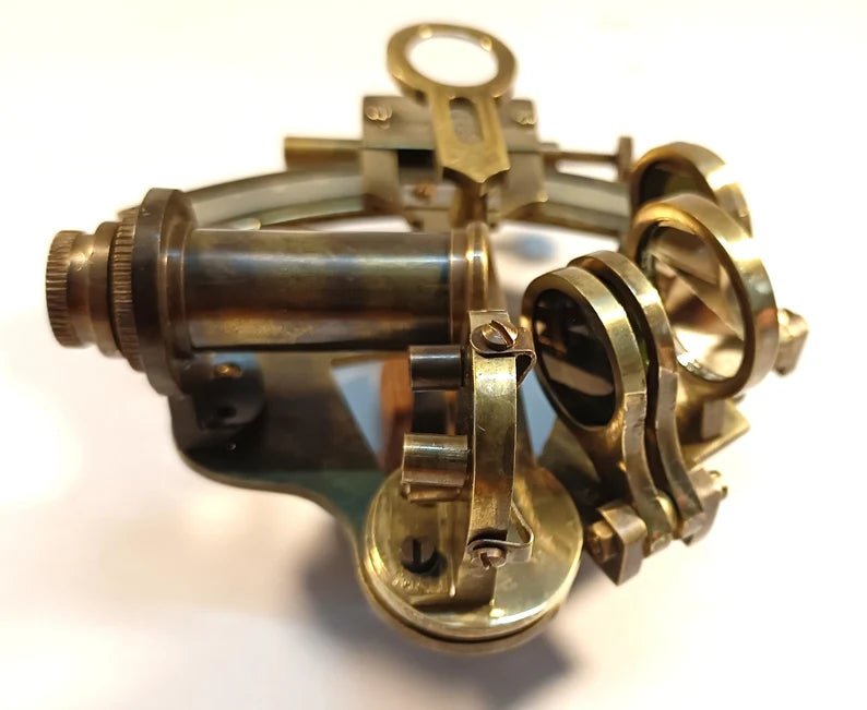 Nautical Sextant Vintage Marine Astrolabe Ship's Instruments Nautical Décor - Retro Handicrafts