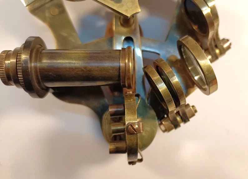 Nautical Sextant Vintage Marine Astrolabe Ship's Instruments Nautical Décor - Retro Handicrafts