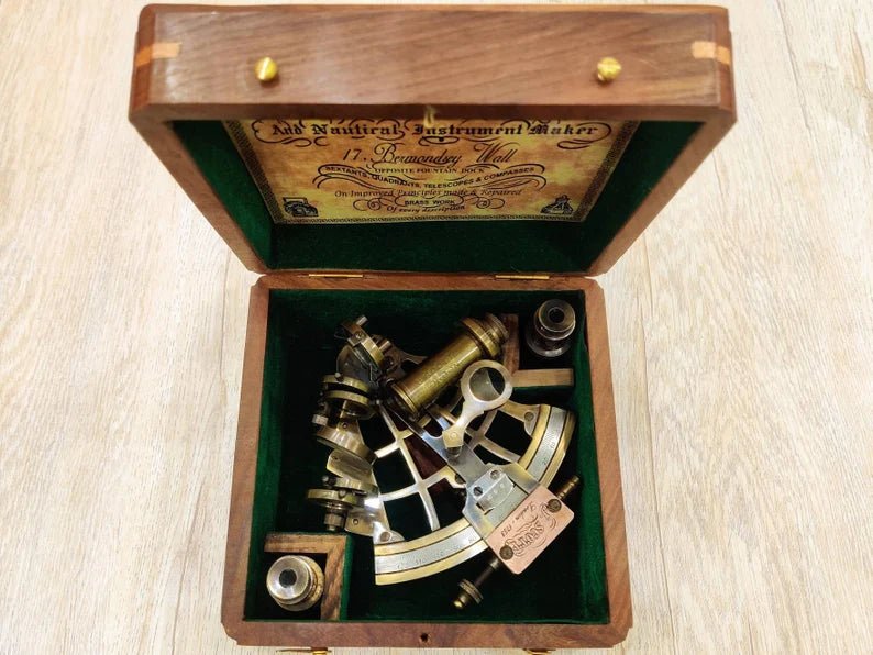 Nautical Sextant Working Compass gift - Retro Handicrafts