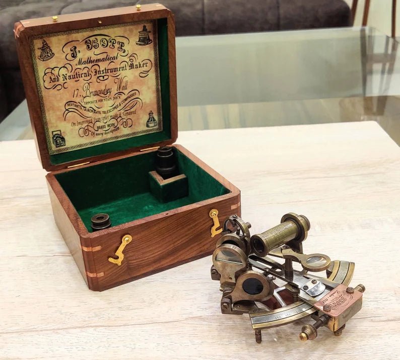 Nautical Sextant Working Compass gift - Retro Handicrafts
