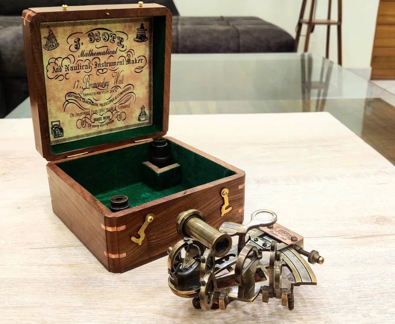 Nautical Sextant Working Compass gift - Retro Handicrafts