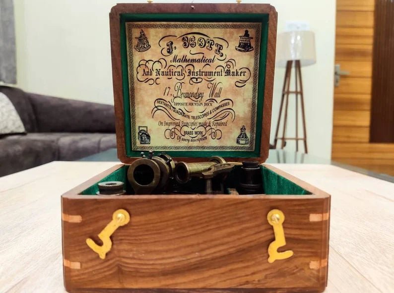 Nautical Sextant Working Compass gift - Retro Handicrafts
