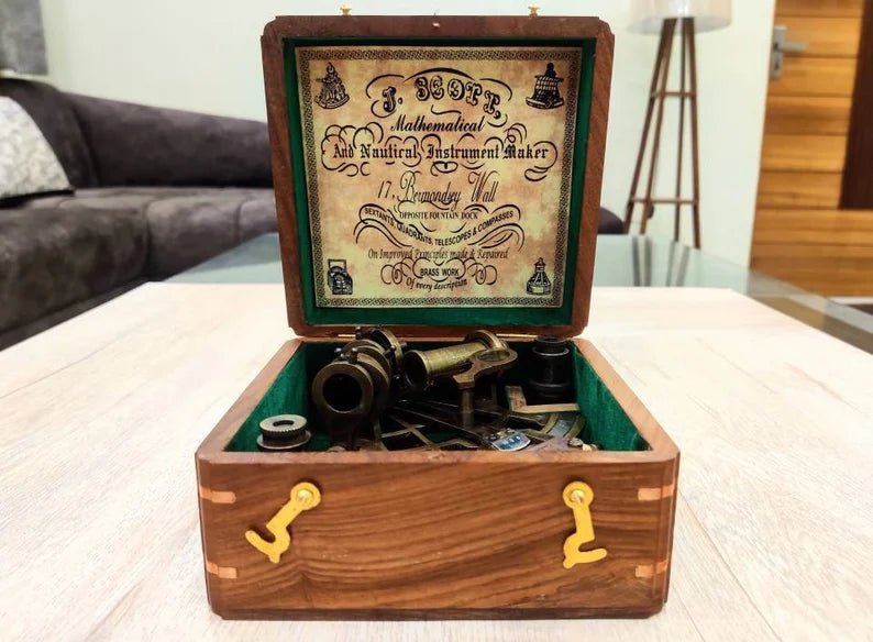 Nautical Sextant Working Compass gift - Retro Handicrafts