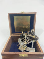 Nautical Solid Brass Kelvin N Huges Working Navigational Sextant - Retro Handicrafts