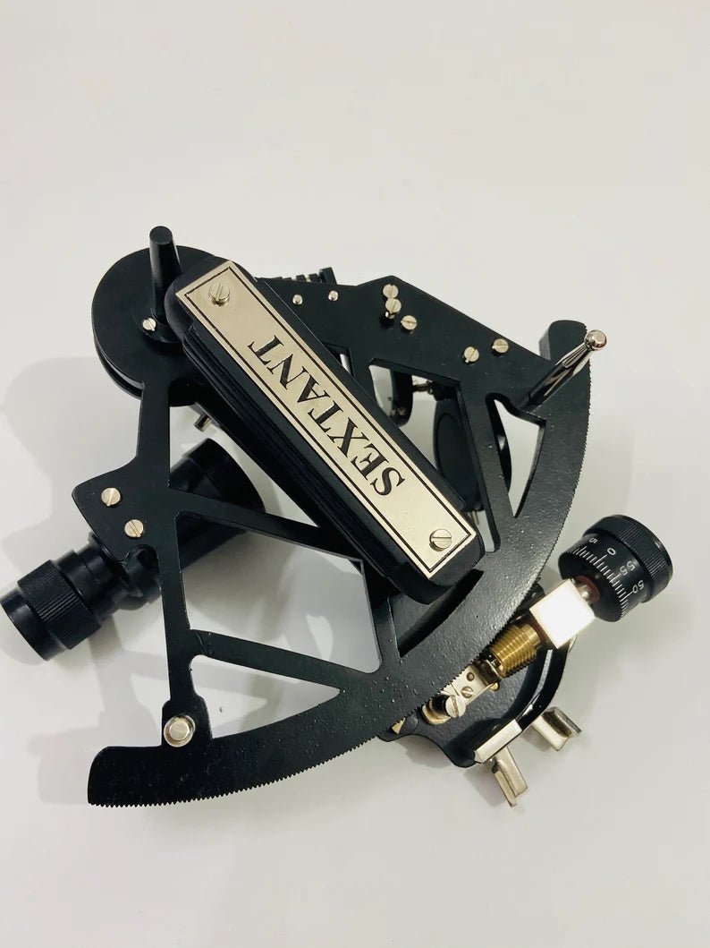 Nautical Tamaya Sextant 1712 | Working Sextant | Marine 9" Sextant With Black Powder Coated in Aluminum - Retro Handicrafts