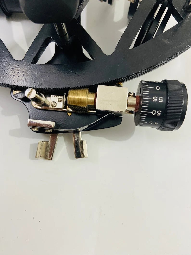 Nautical Tamaya Sextant 1712 | Working Sextant | Marine 9" Sextant With Black Powder Coated in Aluminum - Retro Handicrafts