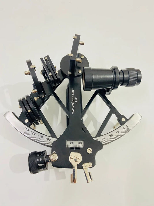 Nautical Tamaya Sextant 1712 | Working Sextant | Marine 9" Sextant With Black Powder Coated in Aluminum - Retro Handicrafts