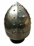 Norman Helmet Viking Armor Medieval 18 Gauge Steel Collectible Replica gift - Retro Handicrafts