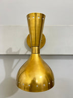 Pair of 1950s Italian Diablo Wall Lights, Stilnovo Style Wall Sconce Wall Light - Retro Handicrafts