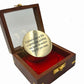 Personalized Brass Compass with Wooden Box | Engraved Compass for Dad | Anniversary & Christmas Gift - Retro Handicrafts