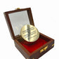 Personalized Brass Compass with Wooden Box | Engraved Compass for Dad | Anniversary & Christmas Gift - Retro Handicrafts