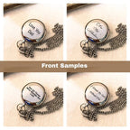 Custom engraved compass, a perfect Christmas gift for him with personalized engraving.