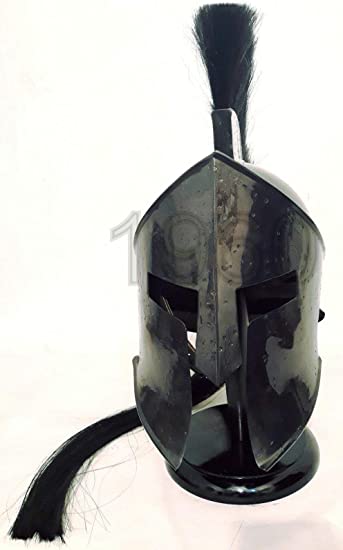 Retro 300 King Leonidas Spartan Helmet - 300 Movie Solid Steel Helmet Medieval Gift - Retro Handicrafts