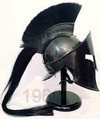 Retro 300 King Leonidas Spartan Helmet - 300 Movie Solid Steel Helmet Medieval Gift - Retro Handicrafts