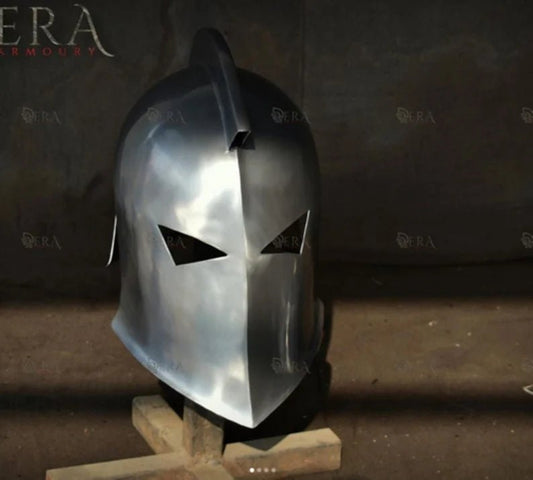 Retro Handicrafts Dr. Fate Steel Medieval Helmet - Antique Copper Finish - Fully Wearable - 18 Gauge Steel - Retro Handicrafts