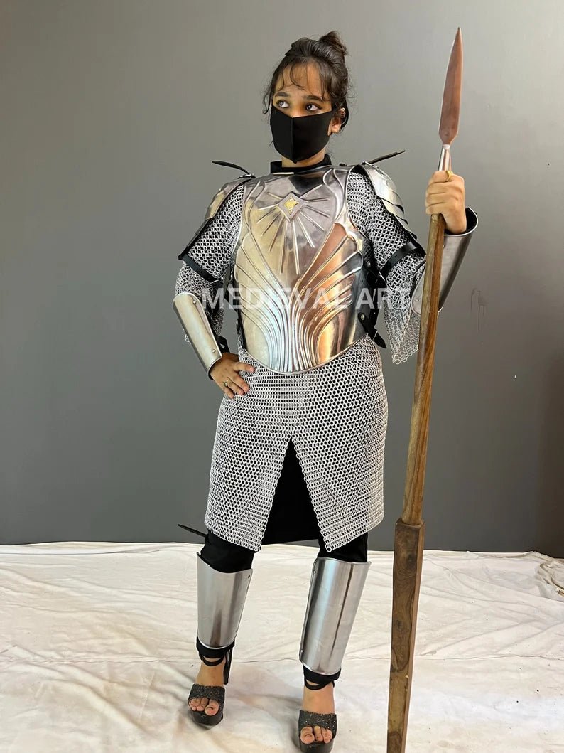 Ring of Power Armor, Brave Lady Armor Costume, Cosplay, LARP Armor, Halloween Gift - Retro Handicrafts