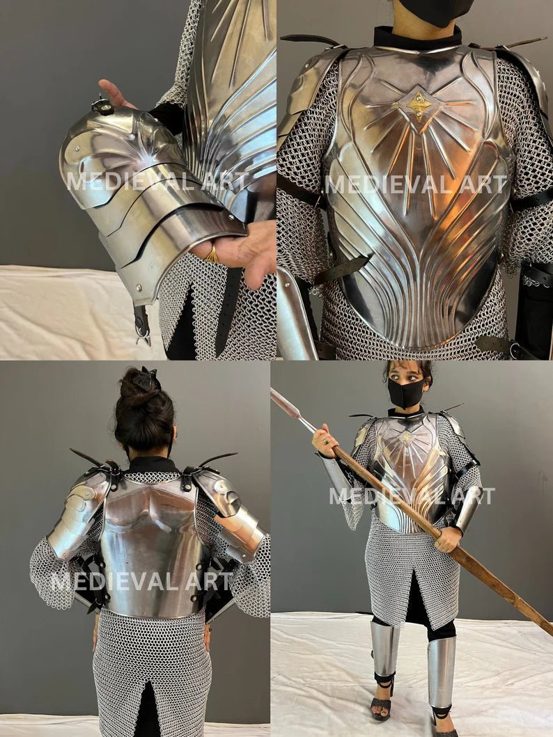 Ring of Power Armor, Brave Lady Armor Costume, Cosplay, LARP Armor, Halloween Gift - Retro Handicrafts