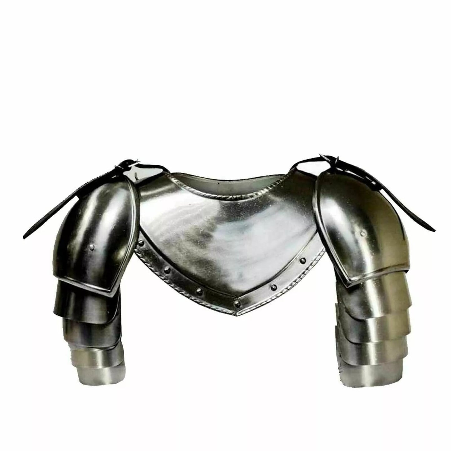 Medieval Gorget & Spaulders Arm Shoulder Set for Reenactments