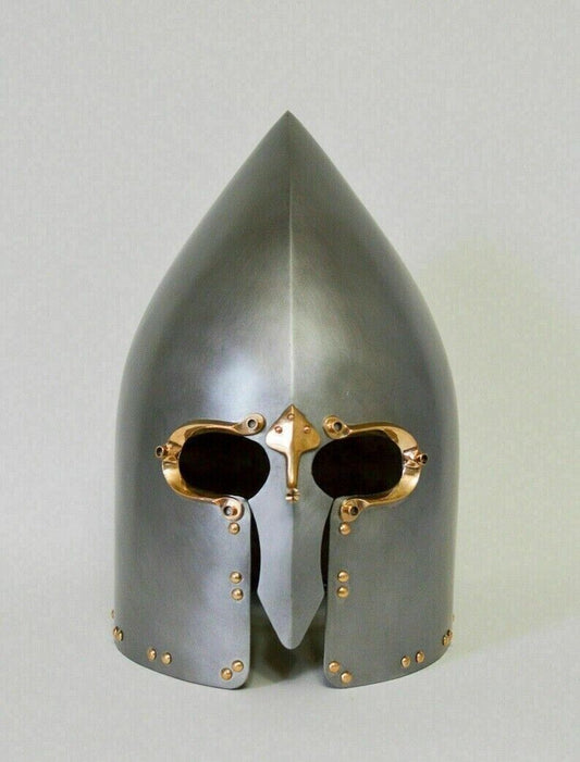 Armour 16GA Steel Medieval Lough Henney Viking Helmet Museum Decorative Handmade