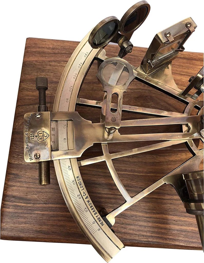 Sextant Nautical Sextant 7" inch Brass Solid Working Handmade Antique Boat Navigation Vintage Sextant - Retro Handicrafts