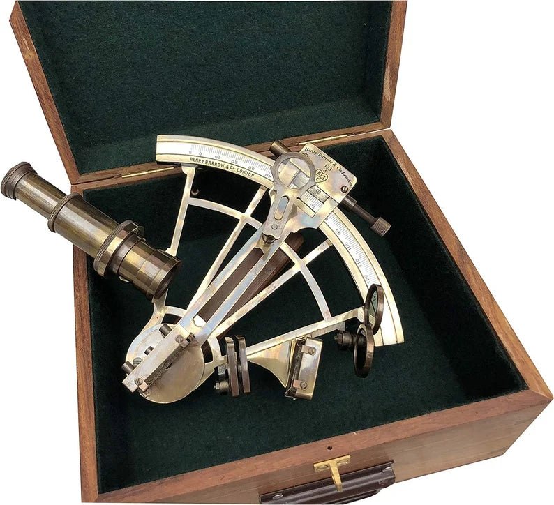 Sextant Nautical Sextant 7" inch Brass Solid Working Handmade Antique Boat Navigation Vintage Sextant - Retro Handicrafts