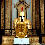 Spartan King Cosplay: Muscle Jacket & Helmet for Halloween - Retro Handicrafts