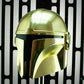 Star Mandalorian Helmet Gold Chrome Boba Fatt Helmet Best Gift - Retro Handicrafts