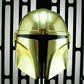 Star Mandalorian Helmet Gold Chrome Boba Fatt Helmet Best Gift - Retro Handicrafts