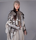 STEEL 18 GAUGE , Medieval Women Body armor, Female knight Suit, Queen Armor Suit, brave lady armor suit, warrior lady armor suit - Retro Handicrafts