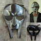 Steel roman gladiator face mask mf doom medieval role play Viking mask trending Christmas gift - Retro Handicrafts