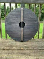 Sturdy Construction of 24-Inch Viking Shield - Durable and Reliable for Battle