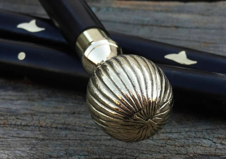 Victorian Handle Vintage Style Wooden Walking Cane - Retro Handicrafts