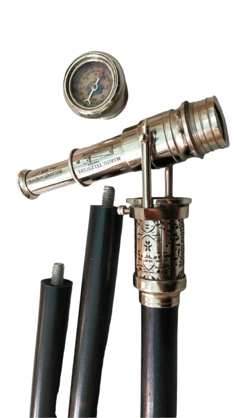 Wooden Shaft Dismantles into Three Sections for Easy Storage and Portability