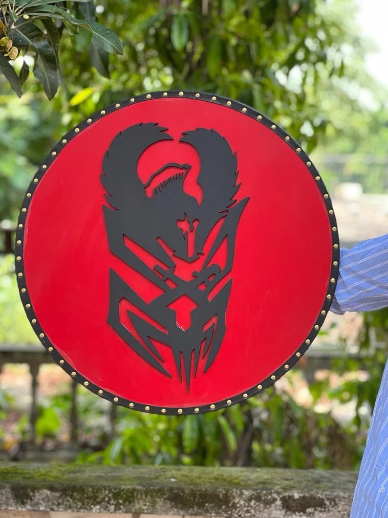 Unique Viking shield, perfect as a corporate gift or unique present for medieval enthusiasts.