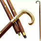 Walking stick Nautical Handmade Brass Designer Victorian Handle Black wooden - Retro Handicrafts