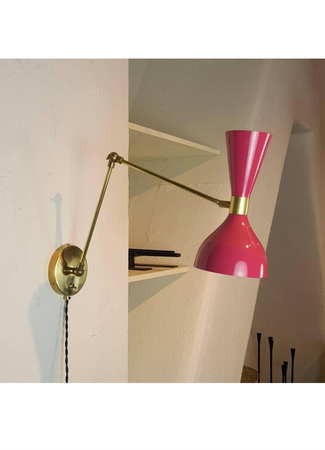 Wall Sconce Diabolo Pair of Modern Italian Wall Lights Wall Fixture Decor Lamps - Retro Handicrafts