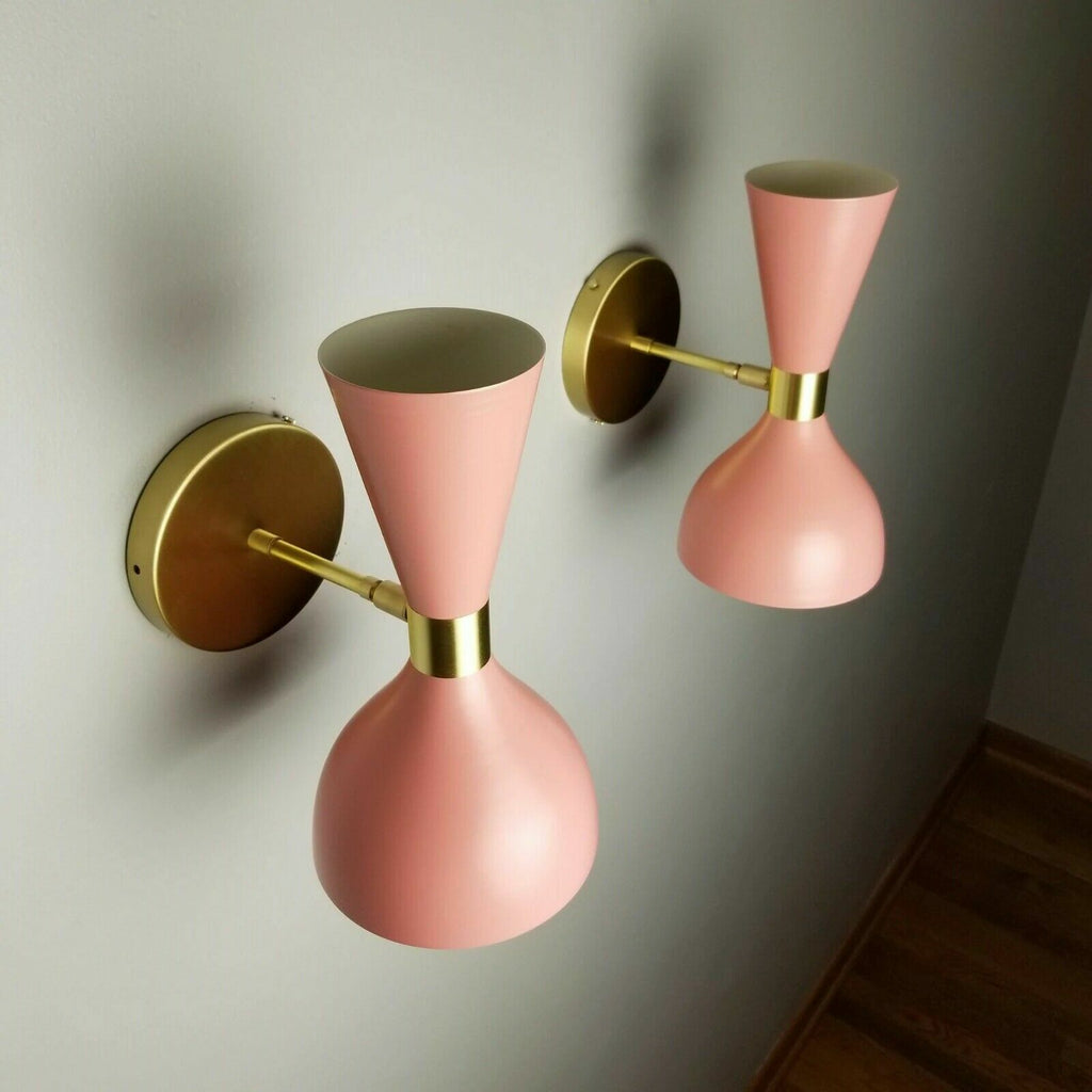 Wall Sconce Diabolo Pair of Modern Italian Wall Lights Wall Fixture Decor Lamps - Retro Handicrafts