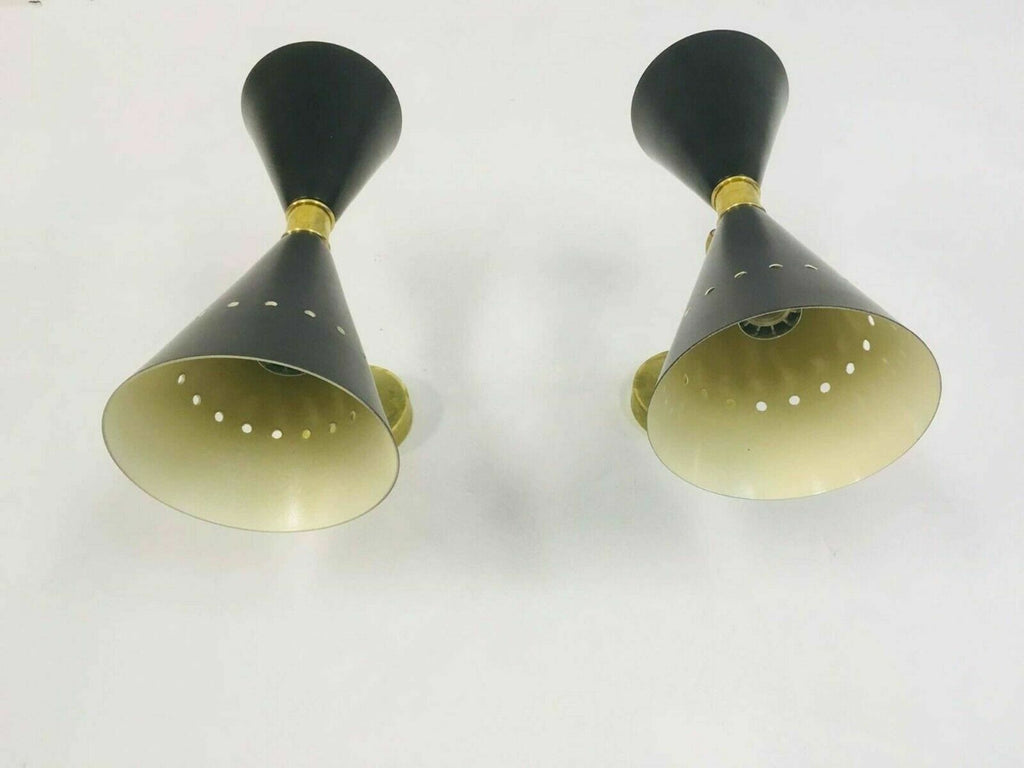 Wall Sconce Diabolo Pair of Modern Italian Wall Lights Wall Fixture Lamps - Retro Handicrafts