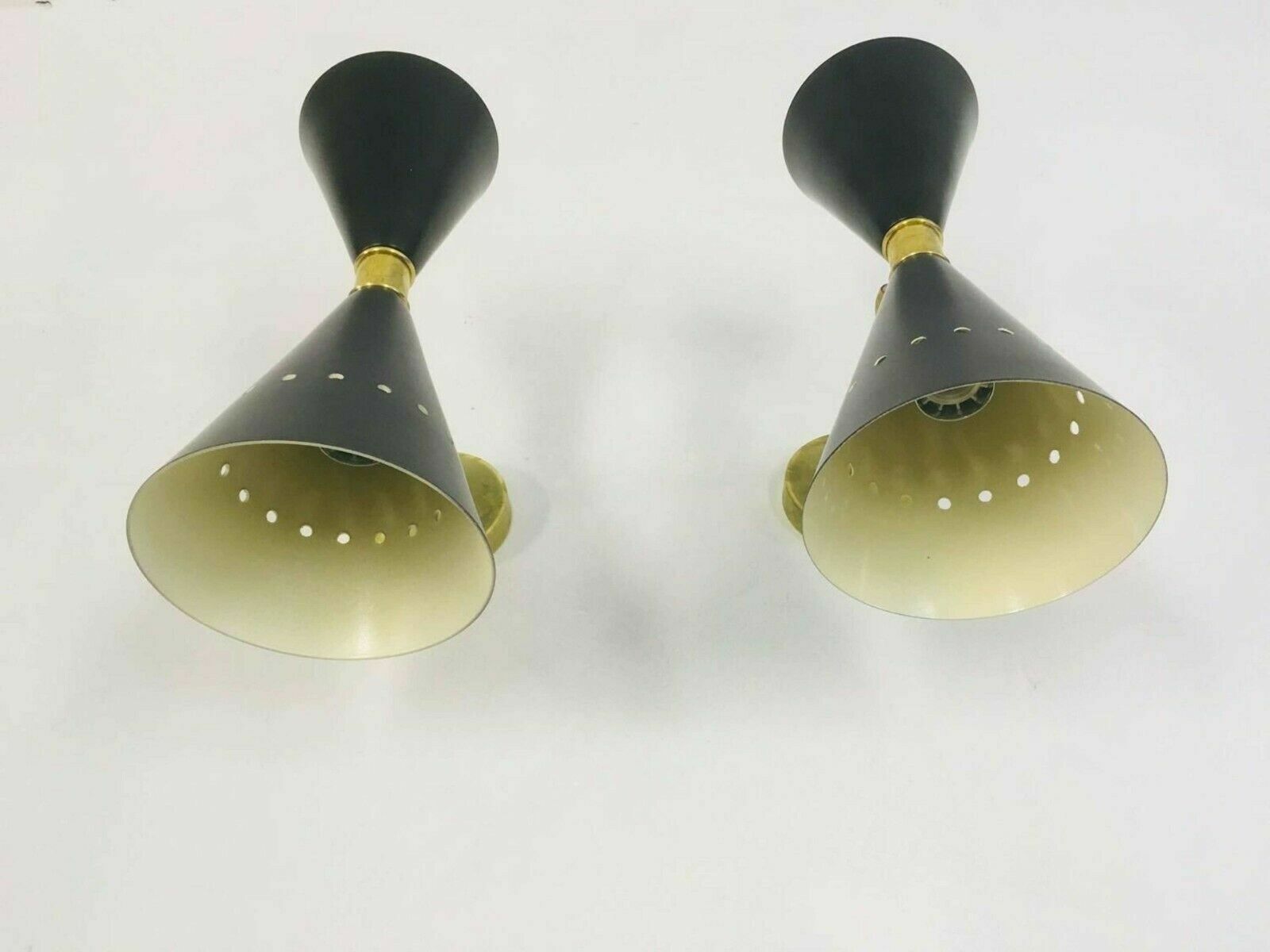 Wall Sconce Diabolo Pair of Modern Italian Wall Lights Wall Fixture Lamps - Retro Handicrafts