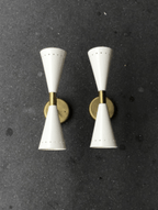 Wall Sconce Diabolo Pair of Modern Italian Wall Lights Wall Fixture Lamps - Retro Handicrafts