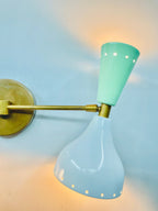 Wall Sconce Diabolo Pair of Modern Italian Wall Lights Wall Fixture Lamps - Retro Handicrafts