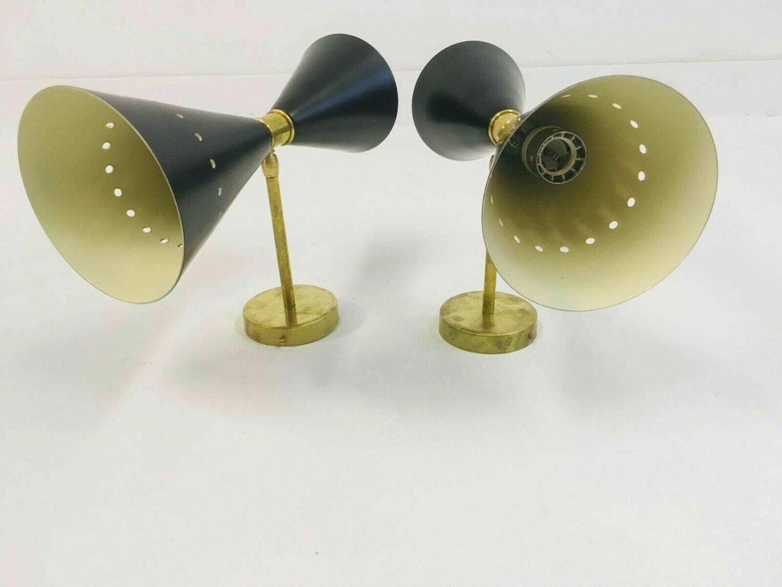 Wall Sconce Diabolo Pair of Modern Italian Wall Lights Wall Fixture Lamps - Retro Handicrafts