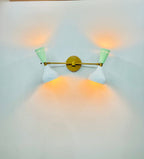 Wall Sconce Diabolo Pair of Modern Italian Wall Lights Wall Fixture Lamps - Retro Handicrafts