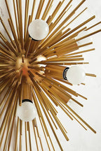Wall Sconce Sputnik Flush Mount Brass Mid Century Lamps Lighting Wall Fixture - Retro Handicrafts