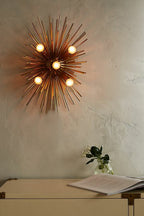 Wall Sconce Sputnik Flush Mount Brass Mid Century Lamps Lighting Wall Fixture - Retro Handicrafts