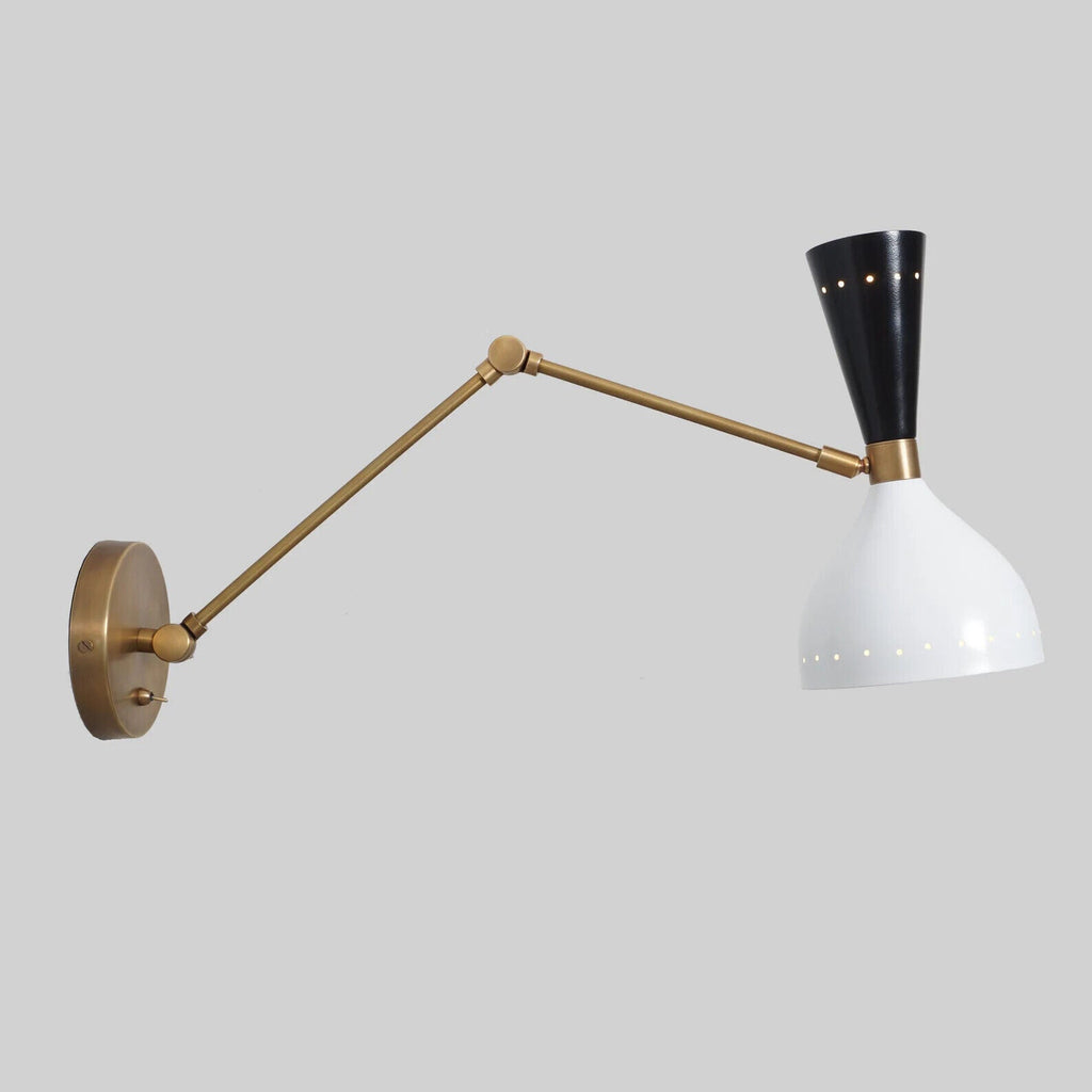 Wall Sconces Italian Adjustable Wall Lamps In Stilnovo Style Wall Light Set of 2 - Retro Handicrafts