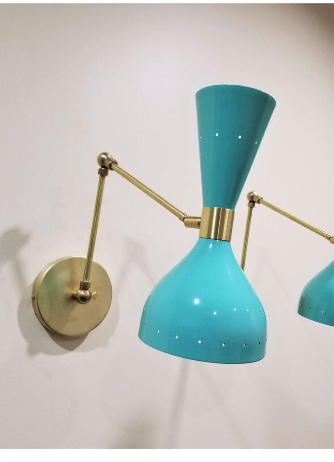 Wall Sconces Italian Adjustable Wall Lamps In Stilnovo Style Wall Light Set of 2 - Retro Handicrafts